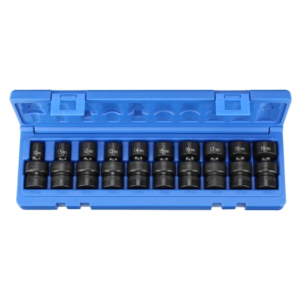 3/8" Drive Socket, 10 pcs